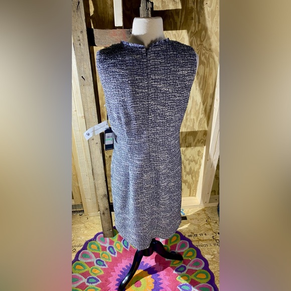 💥Karl Lagerfeld Paris Tweed-look Pocket Dress💥 NWT - Picture 3 of 12